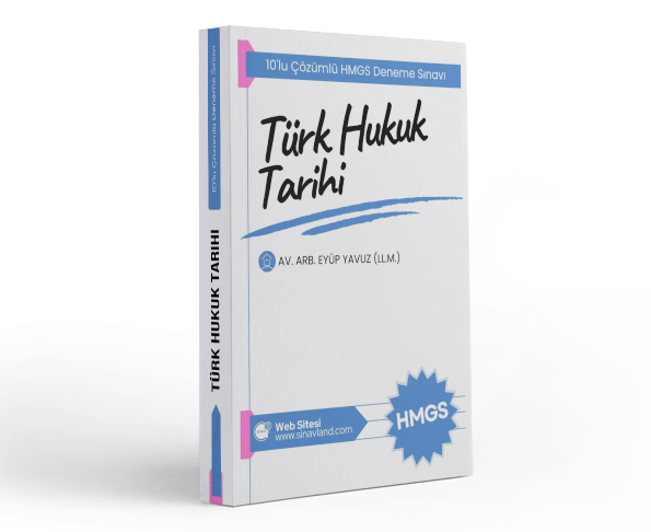 Türk Hukuk Tarihi 10'lu Çözümlü Deneme Sınavı