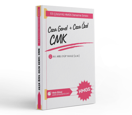 Ceza Genel + Ceza Özel CMK 5'li Çözümlü Deneme Sınavı