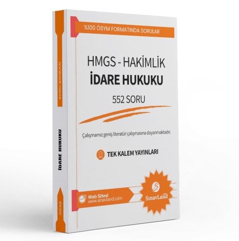 TEK KALEM YAYINLARI 2026 İdare Hukuku Soru Bankası